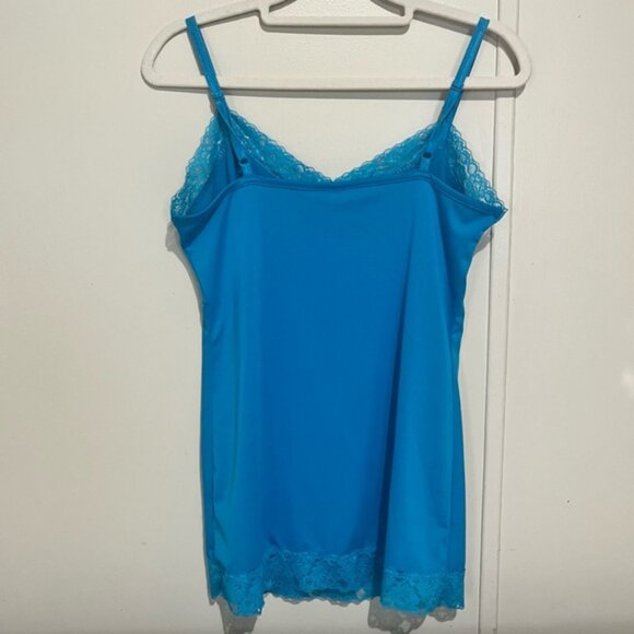 Women’s Tank Top Small Blue Lace Fairy Feminine Girly - Picture 3 of 4